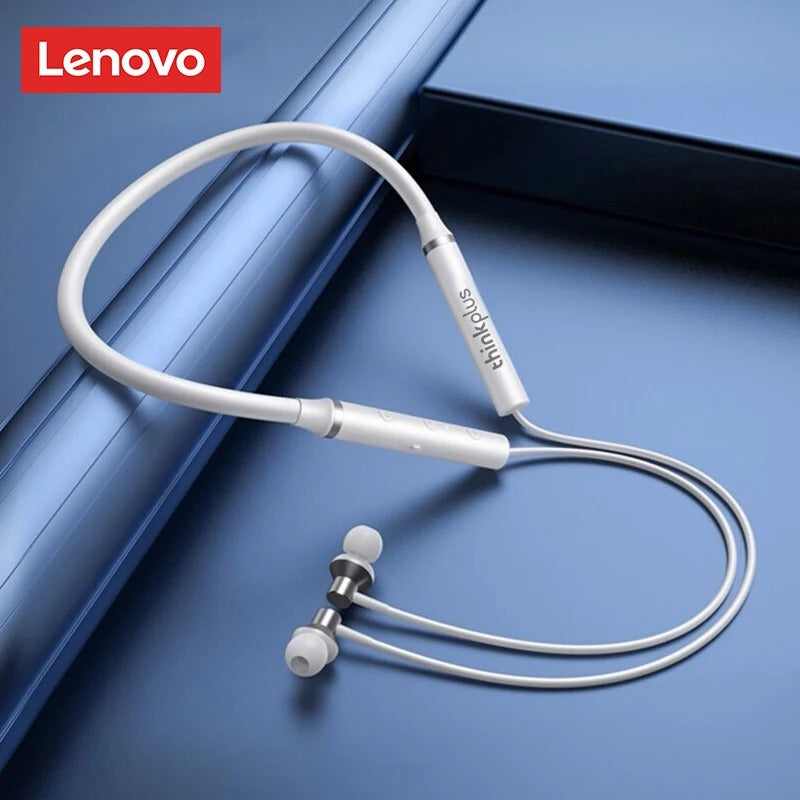 Lenovo Wireless Neckband Earphones – Bluetooth Headphones