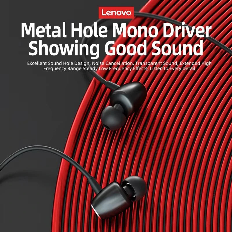 Lenovo Wireless Neckband Earphones – Bluetooth Headphones
