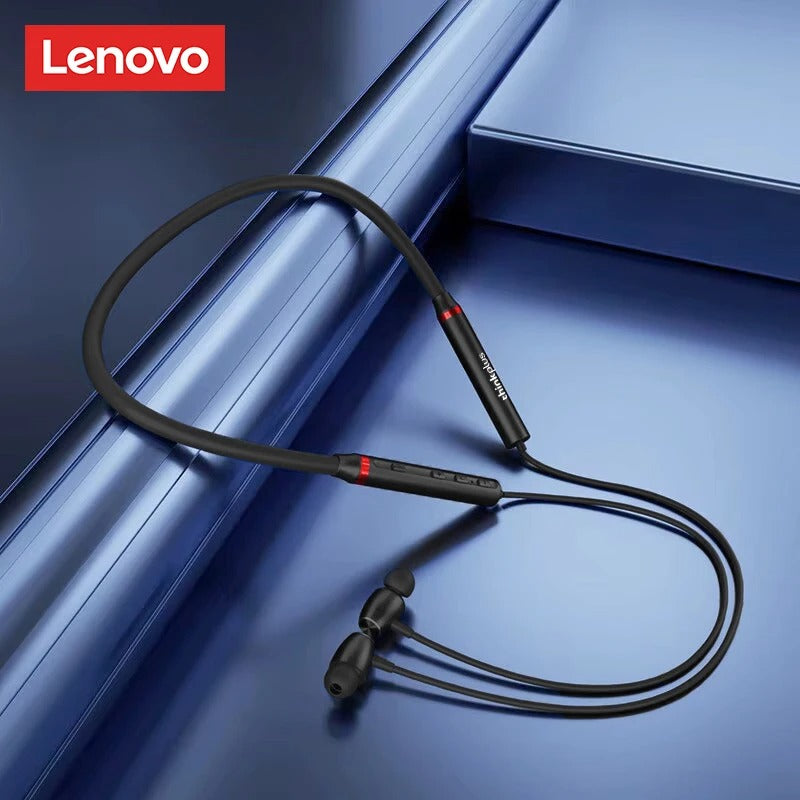 Lenovo Wireless Neckband Earphones – Bluetooth Headphones