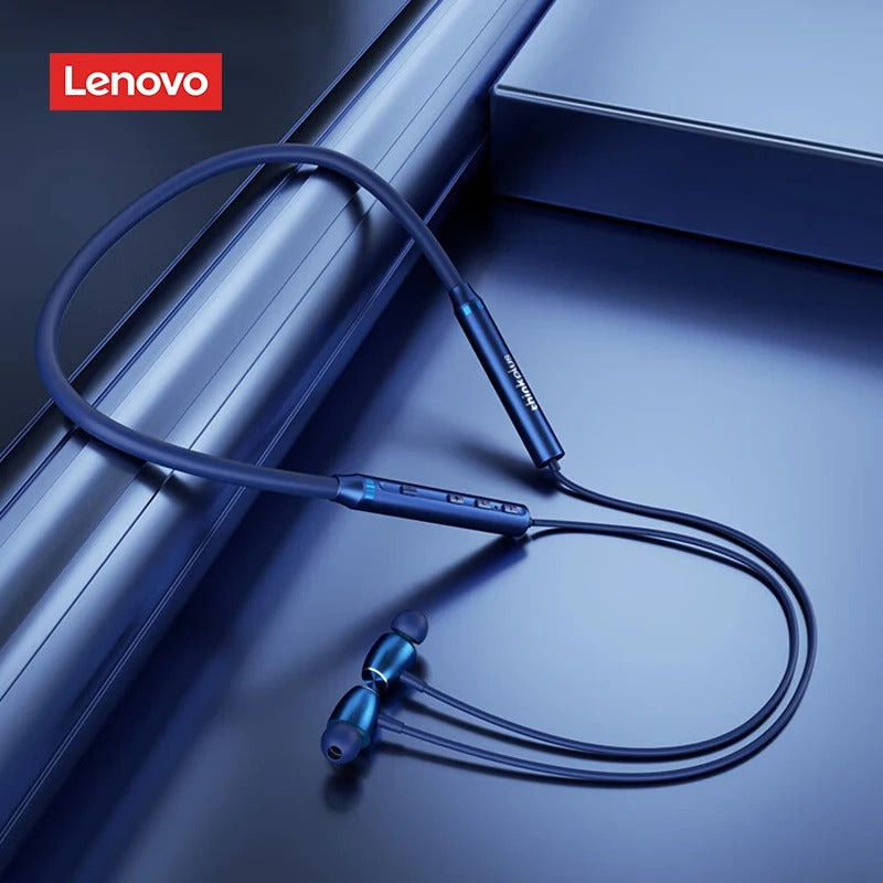 Lenovo Wireless Neckband Earphones – Bluetooth Headphones