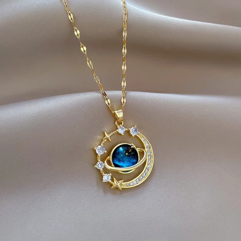 Luxury Elegant Micro-pave Zircon Necklace For Women