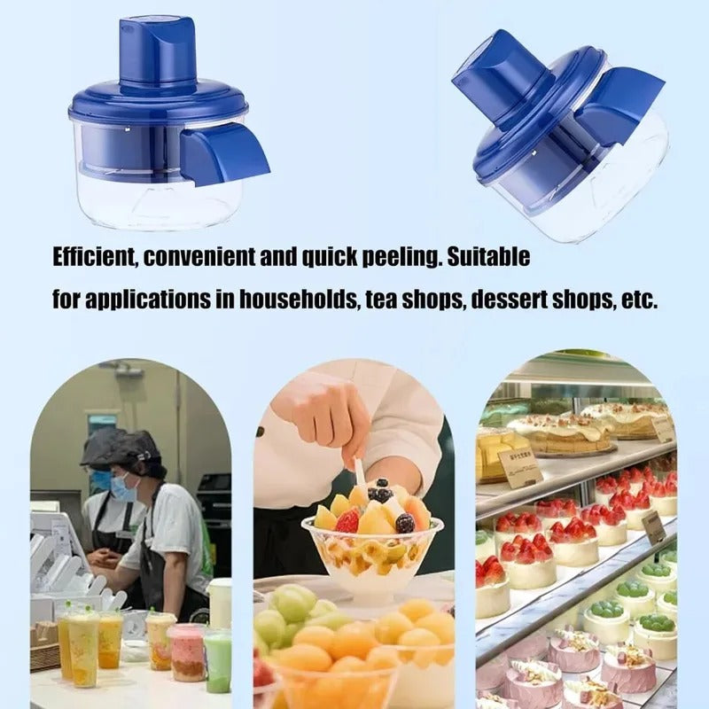 Multi-Function Fruit & Vegetable Peeler with Transparent Bowl