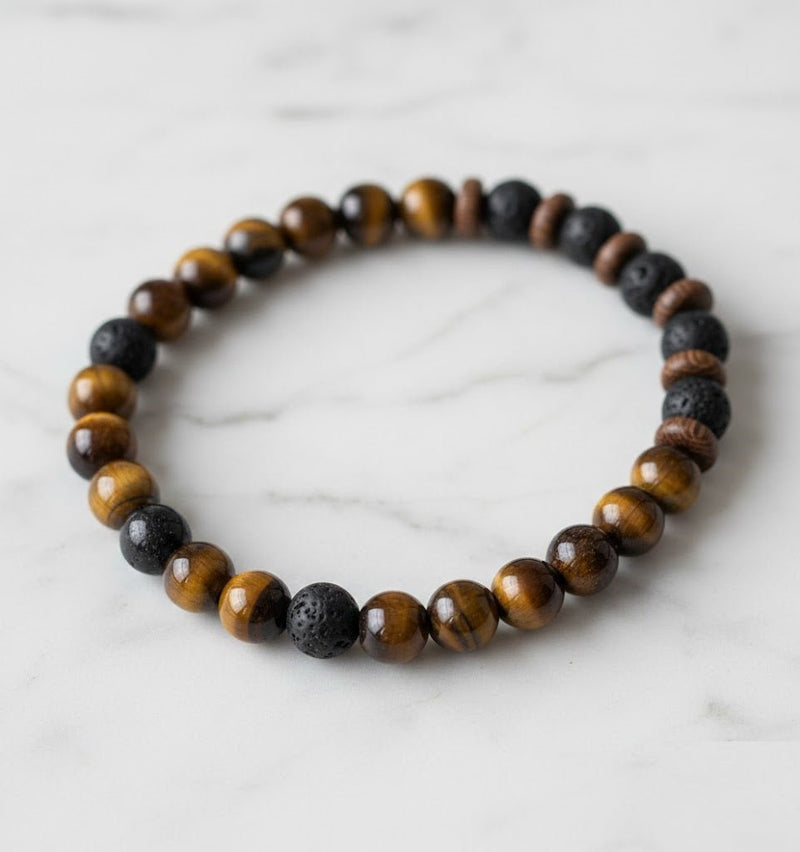 Natural Stone Beaded Bracelet