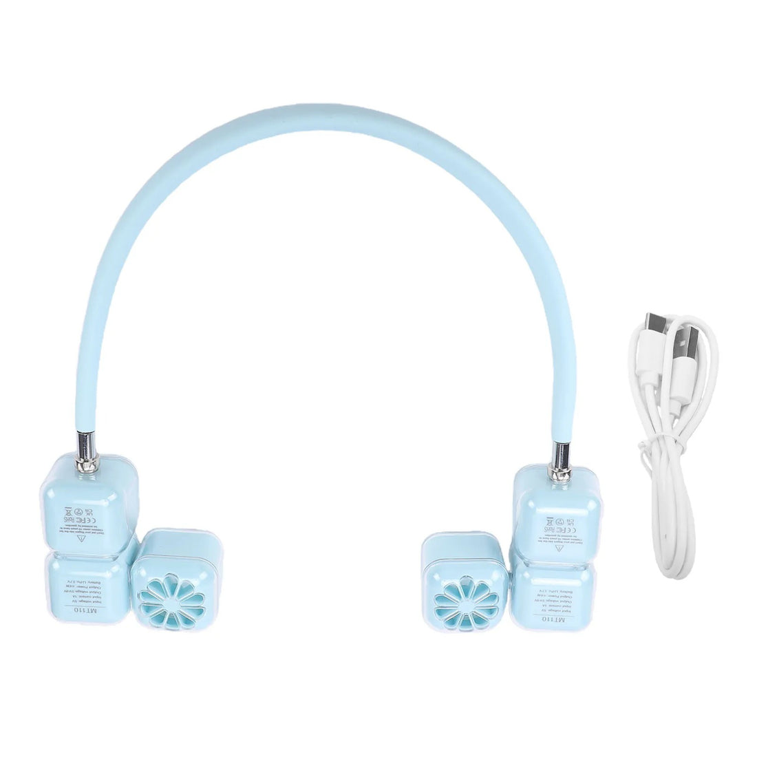 Portable Neck Cooling Fan – 5-Speed Personal Wearable Fan