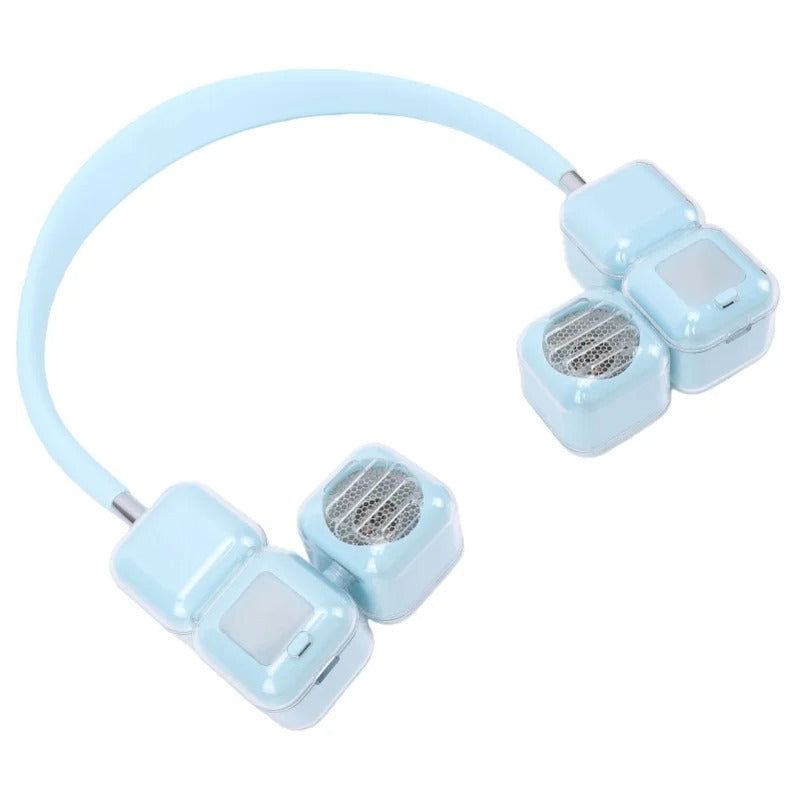 Portable Neck Cooling Fan – 5-Speed Personal Wearable Fan