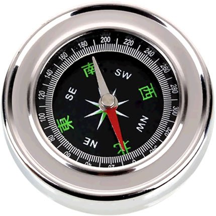 Handheld Metal Compass – Portable Navigation Compass for Hiking & Travel